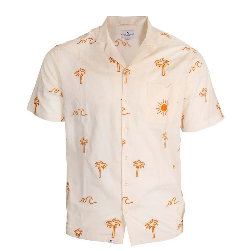 Men's Vacation Button Down Shirt