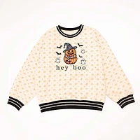 Hey Boo Floral Crewneck Sweatshirt