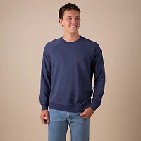 Men's Crewneck Sweatshirt Washed Navy