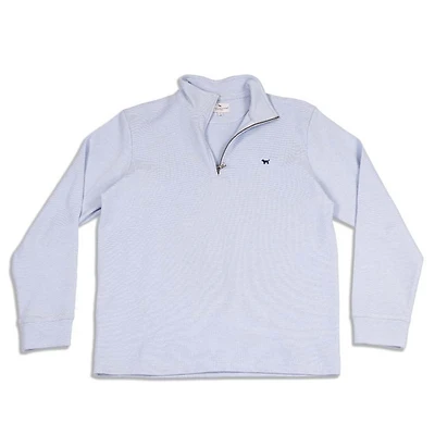 Men's Light Blue Quarter Zip Pullover