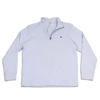 Men's Light Blue Quarter Zip Pullover