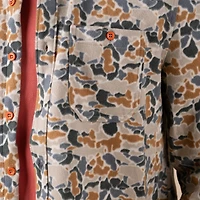 Men's Camo Brushed Fleece Shacket