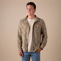 Men's Tree Camo Brushed Fleece Shacket