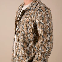Men's Tree Camo Brushed Fleece Shacket
