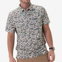 Classic Deer Camo Performance Polo