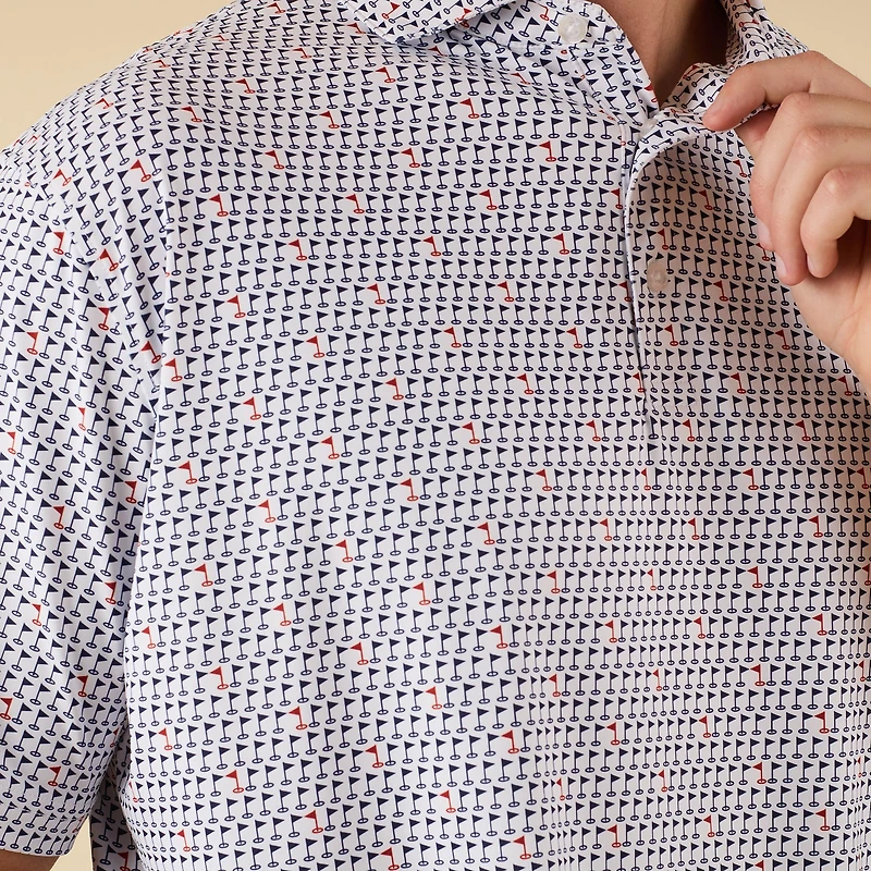 Mini Flag Printed Polo