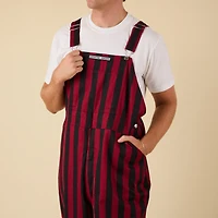 Garnet and Black Overall Bibs