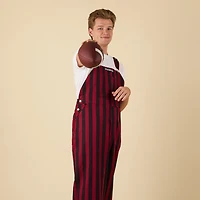 Garnet and Black Overall Bibs