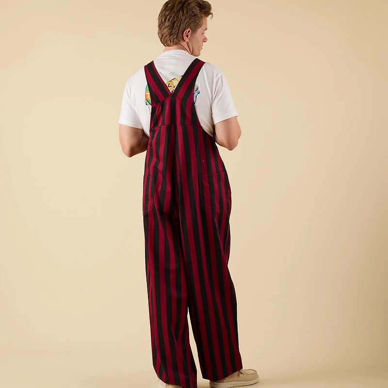 Garnet and Black Overall Bibs