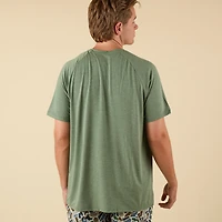 Heather Blend Crewneck Short Sleeve T-Shirt Pine