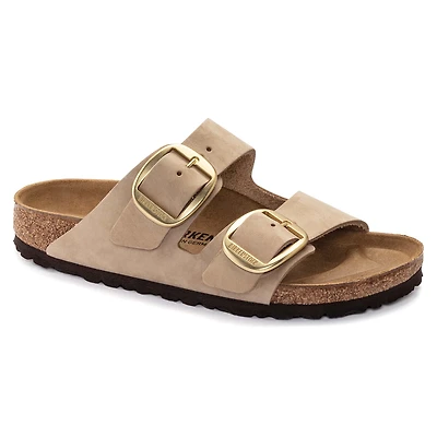 Women's Arizona Leather Big Buckle Sandals Sandcastle