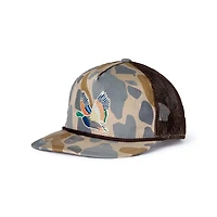 Retro Camo Duck Snapback