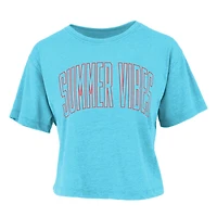 Summer Vibes Short Sleeve Crop T-Shirt