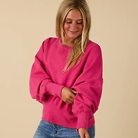 Youngstown Crewneck Sweatshirt Raspberry