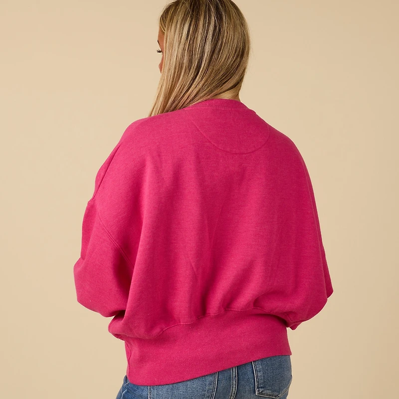 Youngstown Crewneck Sweatshirt Raspberry