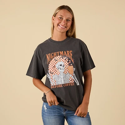 Nightmare Before Coffee Short Sleeve T-Shirt