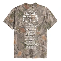 Riley Green Camo Out Here Tour Short Sleeve T-Shirt