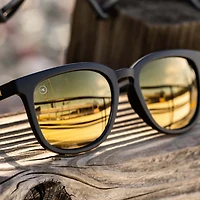 Knockaround® Paso Robles Sunglasses in Black and Gold
