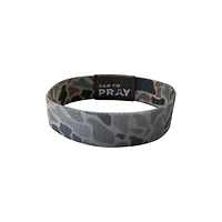 Tap To Pray Wristband Classic Sage River Rock Camo