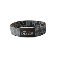 Tap To Pray Wristband Classic Sage River Rock Camo