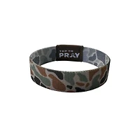 Tap To Pray Wristband Classic Sage River Rock Camo