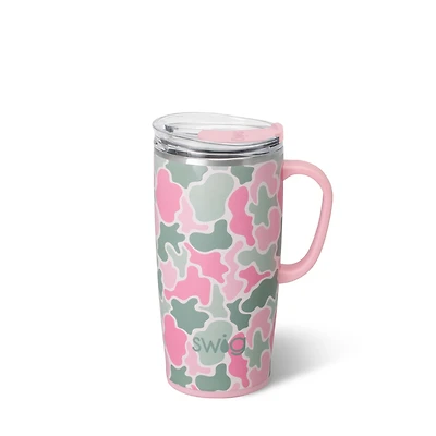 22oz Travel Mug in Blushing Camo