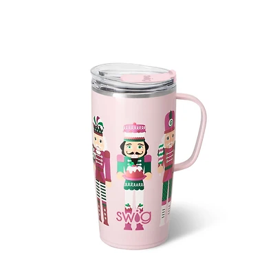 22oz Travel Mug in Sugar Plum Soldiers