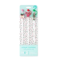 Sugar Plum Soldiers Straw Topper Set