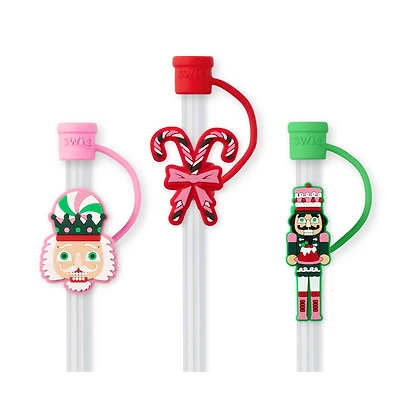 Sugar Plum Soldiers Straw Topper Set