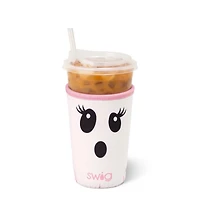 22oz Iced Cup Coolie in Boo Crew Ghost