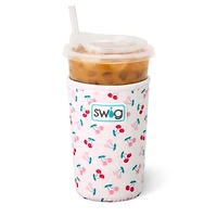 22oz Iced Cup Coolie in Cherry Pie