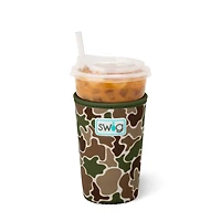 22oz Iced Cup Coolie in Hunting Camo