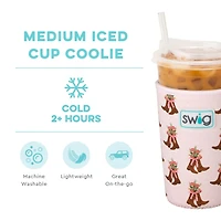 22oz Iced Cup Coolie in Cowgirl Coquette