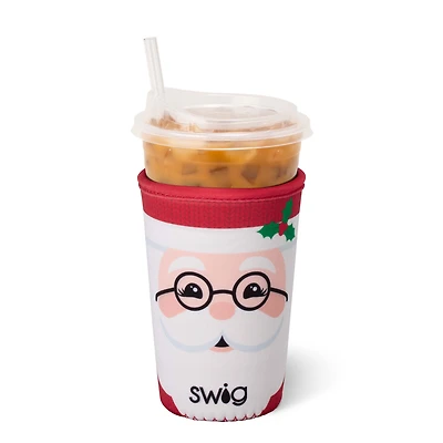 22oz Iced Cup Coolie in Mr. Claus