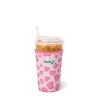 22oz Iced Cup Coolie in Wild at Heart