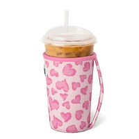 22oz Iced Cup Coolie in Wild at Heart