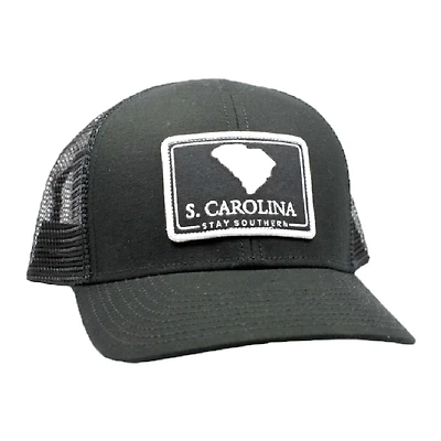South Carolina Mesh Back Trucker Hat in Black