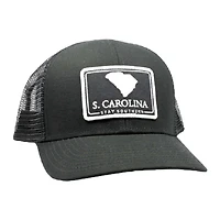 South Carolina Mesh Back Trucker Hat in Black