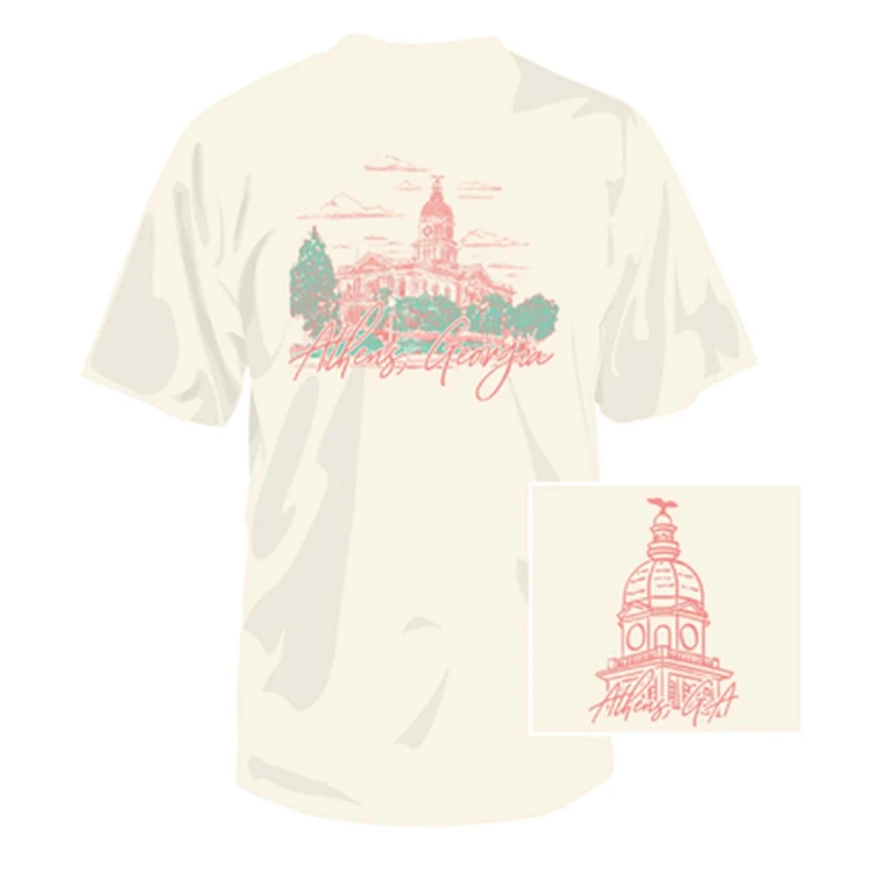 Athens Sketch Short Sleeve T-Shirt