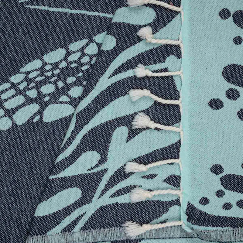 Seaglass Bubbles Turtle Towel