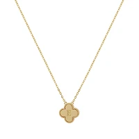 Clover Initial Necklace