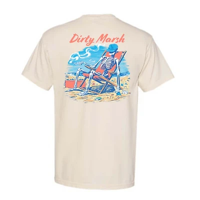 Skelly On Da Beach Short Sleeve T-Shirt