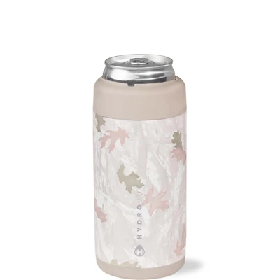 White Camo Slim Can Cooler