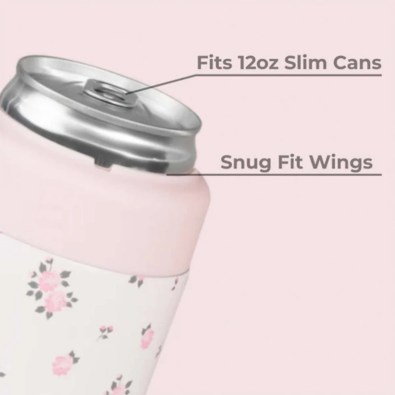 Wild Rose Slim Can Cooler