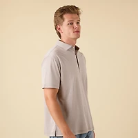 Lentil Striped Polo