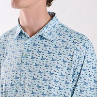 Boats and Lures Printed Polo