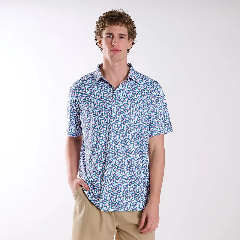 Azaleas Printed Polo