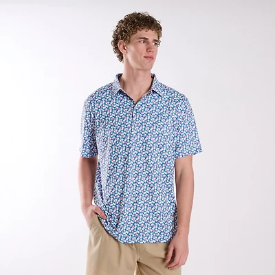 Azaleas Printed Polo