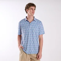 Azaleas Printed Polo