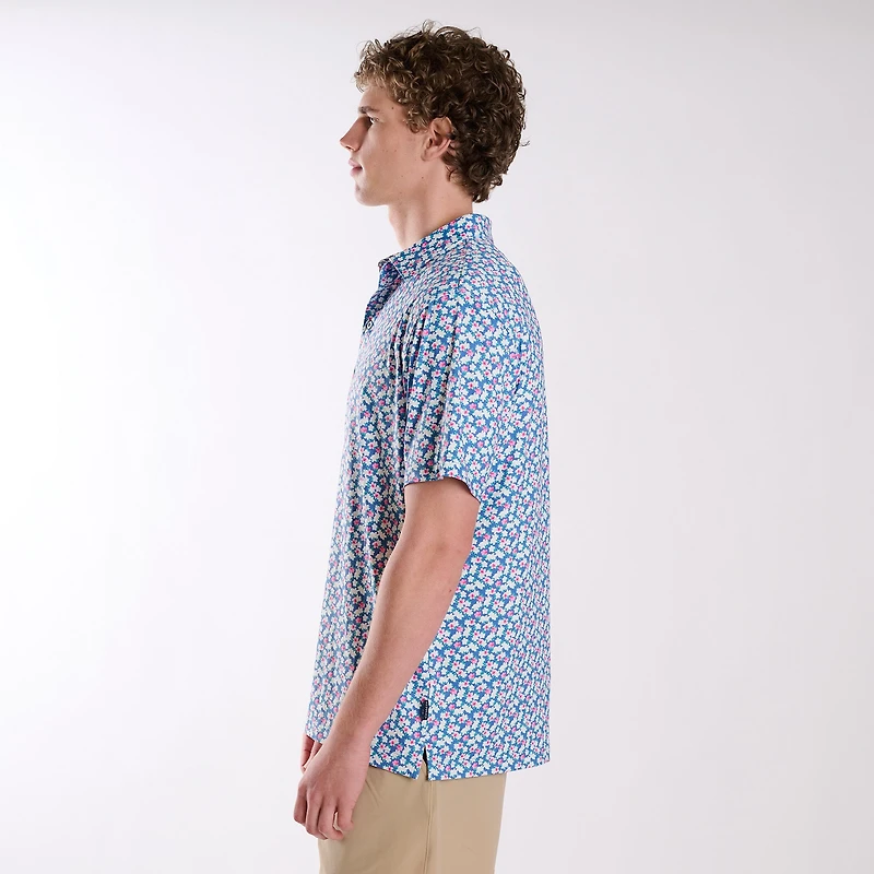 Azaleas Printed Polo